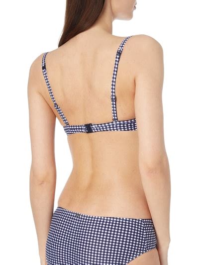 S Oliver Red Label Bikini Mit Vichy Karo Marine Online Kaufen