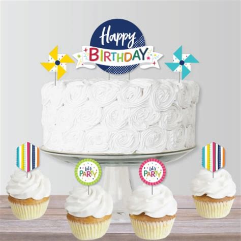 Big Dot Of Happiness Cheerful Happy Birthday Colorful Decor Kit