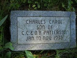 Charles Carol Patterson 1936 1936 Mémorial Find a Grave