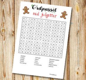 Julinspirerat Ordpussel 3 Gratis Printables Att Skriva Ut Till Jul