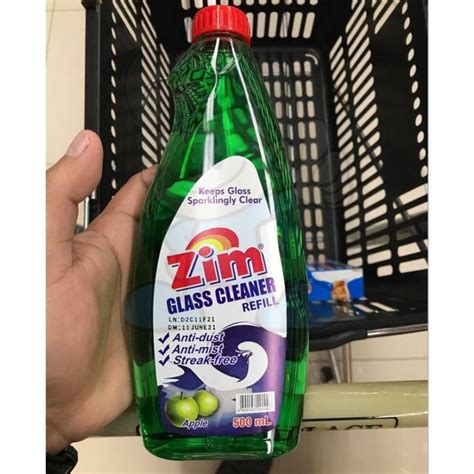 Zim Glass Cleaner Apple Refill 2 X 500ml Furniture And Home Living Cleaning And Homecare