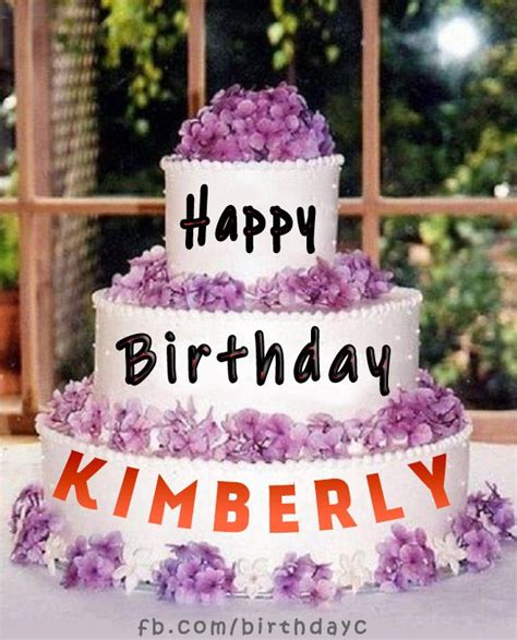 Kimberly Happy Birthday Greeting Cards