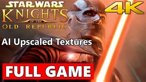 Star Wars Knights Of The Old Republic Full Walkthrough Gameplay No