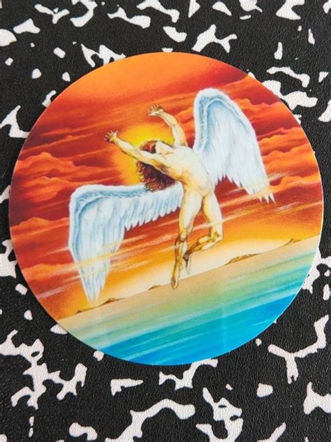 Led Zeppelin Swan Song Sticker Etsy