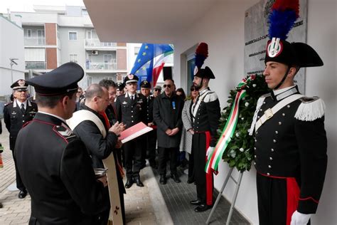 Intitolata Al Maresciallo Ranieri La Stazione Dei Carabinieri A Santo