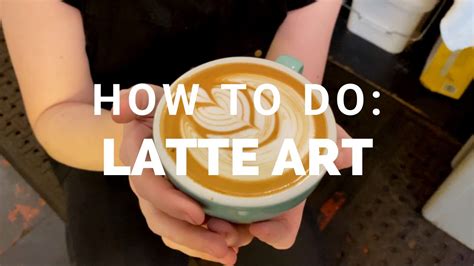 This Is A Latte Art Tutorial Youtube