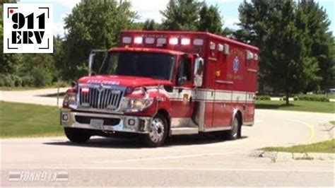 Bedford Nh Fire Ambulance 1 Responding Youtube