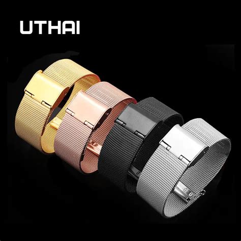 Uthai Bracelet De Rechange Pour Montre Intelligente S En Acier