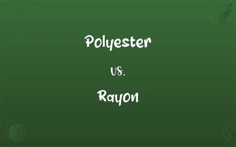 Polyester vs. Rayon: Know the Difference