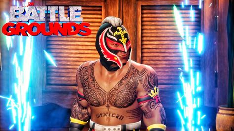 Wwe K Battlegrounds Rey Mysterio Vs Jimmy Uso Youtube