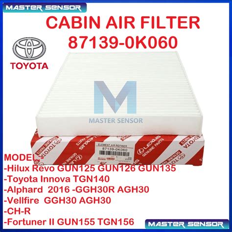 Original Aircond Filter Toyota Hilux Revo Gun Innova Tgn