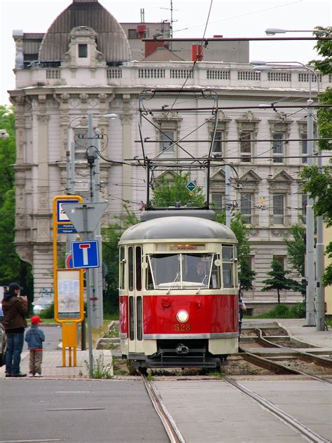 Острава Tatra T1 528 Фото Городской электротранспорт