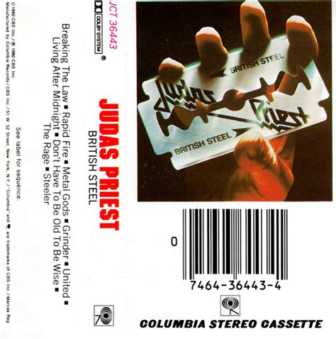 Judas Priest – British Steel (1980, Cassette) - Discogs