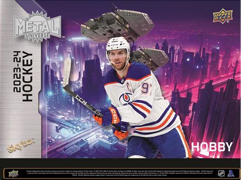 2023 24 Upper Deck SkyBox Metal Universe Hockey Hobby Box Pre Sale