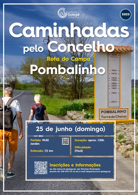 Caminhadas pelo Concelho Rota do Campo Pombalinho Sítio Oficial