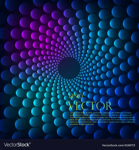 Rainbow Vortex Background Royalty Free Vector Image