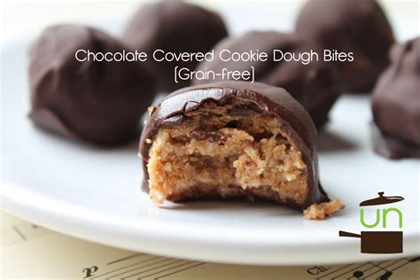 Chocolate Covered Cookie Dough Bites Grain Free The Unrefined Kitchen Paleo And Primal Recipes