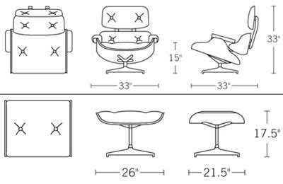 Eames Lounge Chair Cad Block Free