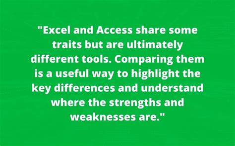 Using Ms Excel Vs Access For Databases The Excel Experts