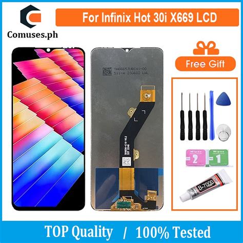 COMUSES Original LCD For Infinix Hot 30 30i 30 Play LCD Display