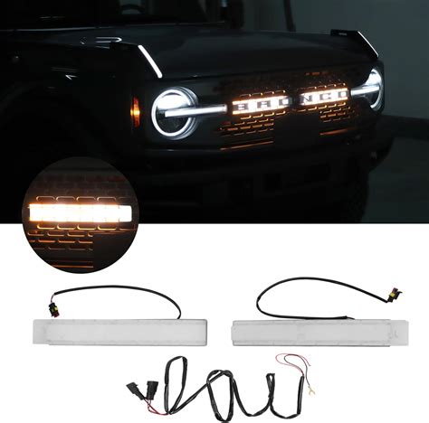 Luz Led De Rejilla Para Ford Bronco Kit De L Mparas