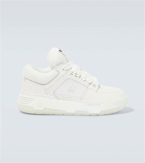 Amiri Ma Leather And Mesh Sneakers Amiri