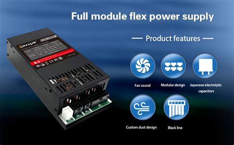 Amazon 1U Flex ATX 400W Power Supply Full Modular 90 264V AC For