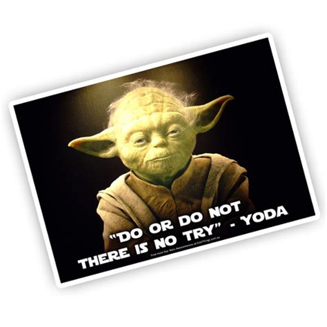 Yoda - Do or Do Not Poster