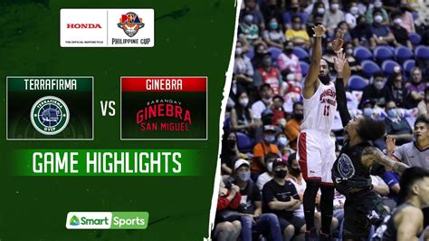 GINEBRA Def TERRAFIRMA Honda 47th Season PBA Philippine Cup YouTube