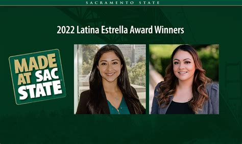 Two Hornet alumnae receive Latina Estrella Awards from the Sacramento ...