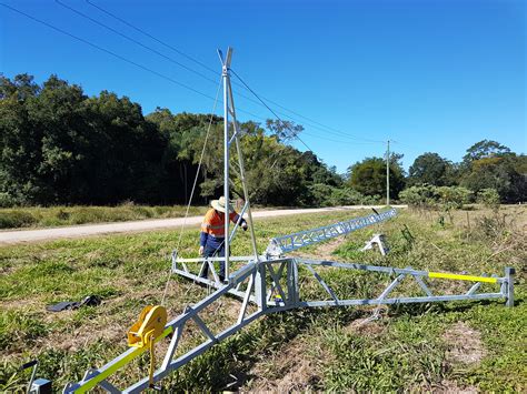 AL220 Portable Tripod Lattice Tower 11 Metre Fabrication Services