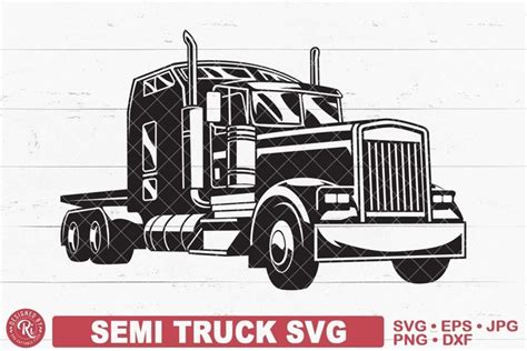 Semi Truck Svg Design Bundles