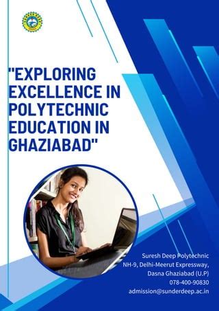 Exploring Excellence In Polytechnic Education In Ghaziabad Pdf