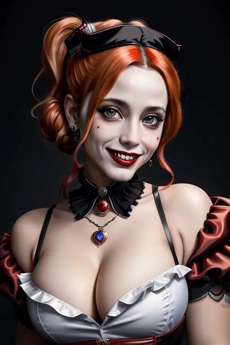 Dopamine Girl Harley Quinn Sexy Victorian Lady Smile Big Breast