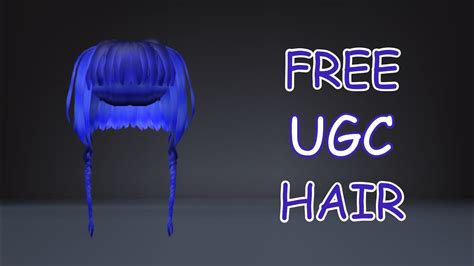 New Free Ugc Hair In Roblox Youtube