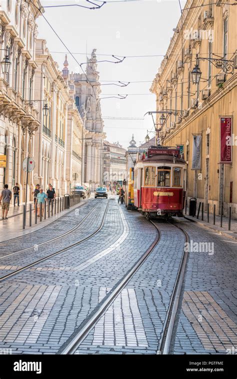 Traditional old buildings . Beautiful street view of historic ...