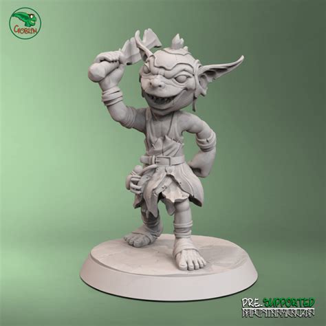 3D Printable Crazy Goblin - Goblin Village by Goblin Art Studios