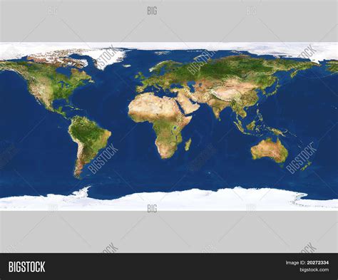 Real Looking Earth Map Image & Photo (Free Trial) | Bigstock