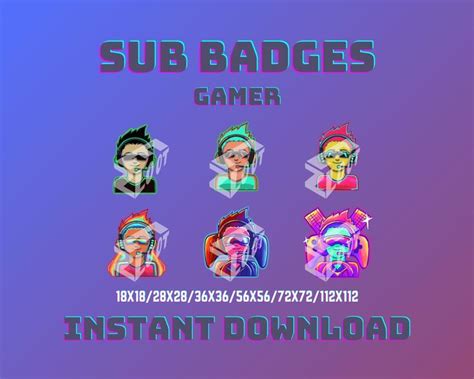 Twitch Sub Badges, Sub Badges Twitch, Twitch Sub Badges Anime, Twitch ...