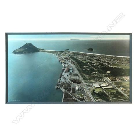 Hand Coloured White S Aviation Photo Of Mount Maunganui Photographs