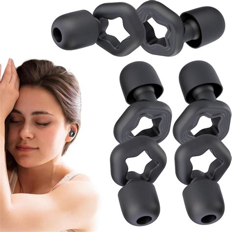 Reusable Sleep Earplugs Designed For Sleep Side Sleep Without Ear Pressure Integrated Noise