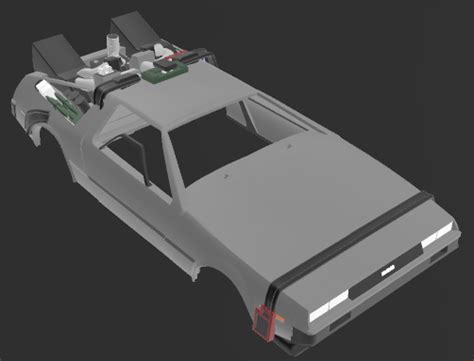 Archivo 3D Gratis DMC Delorean RC CuerpoModelo Imprimible En 3D Para