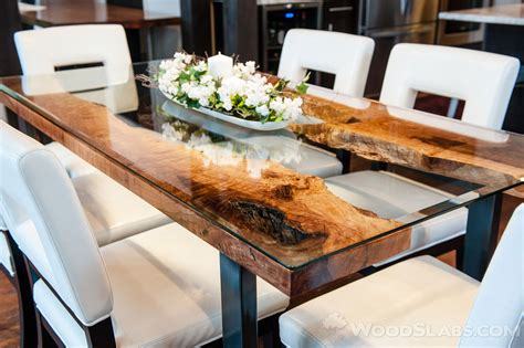 Artistic and Modern Live-Edge Wood Slab Tables