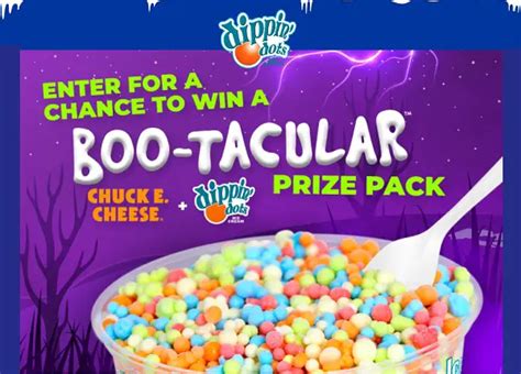 Dippin Dots Bootacular Sweepstakes Win Free Chuck E Cheese Birthday