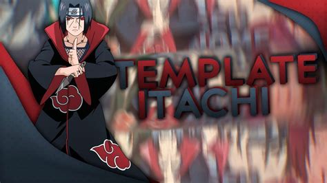 ⋙ Speed Art Template Itachi ⋘ Youtube