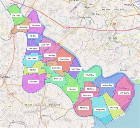 Bản đồ quy hoạch huyện Tiên Lãng Hải Phòng mới nhất 2023