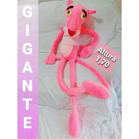 Pantera Cor De Rosa Gigante De Pel Cia M Shopee Brasil