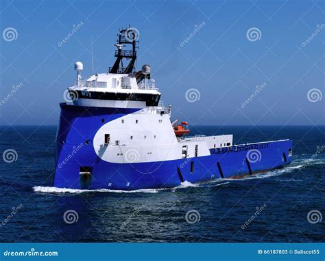 Offshore Supply Ship A Stock Image Image Of Supply