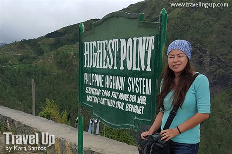 Highest Point Philippine Highway System Atok Benguet Travel Up