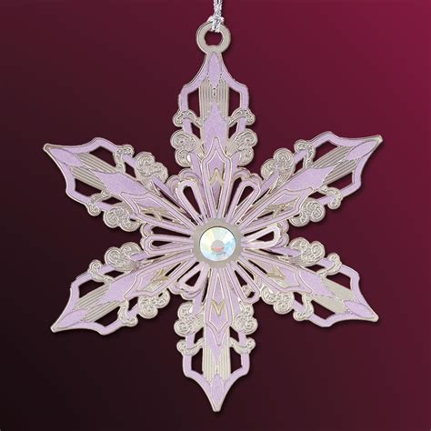 Beacon Design Glorious Snowflake Ornament Sterling Collectables